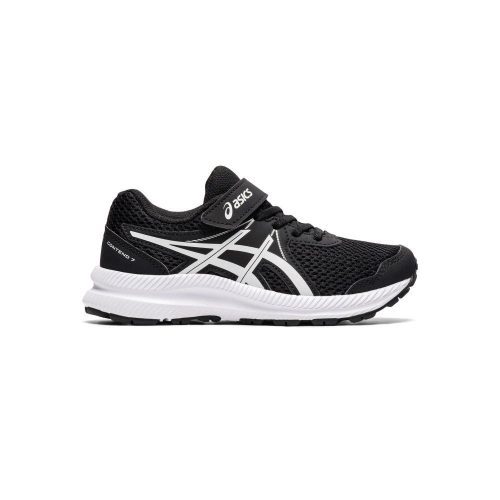 Black-White, Asics Contend 7 Pre-School Running Shoes Img 9 | SportsPower