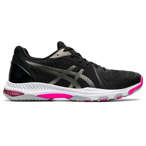 Black-Charcoal, ASICS Netburner Ballistic FF 2 Women's Netball Shoes, Black-Charcoal, - SportsPower