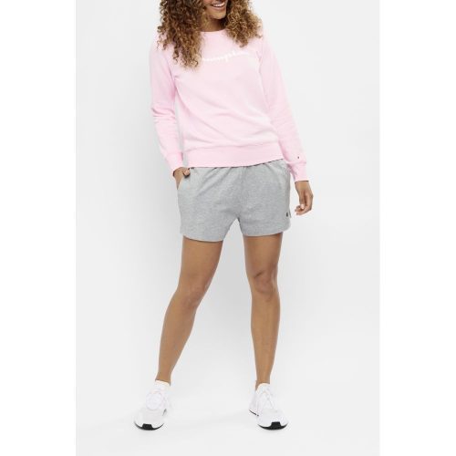 Grey, Champion Jersey Hi-Waist Women's Shorts | SportsPower