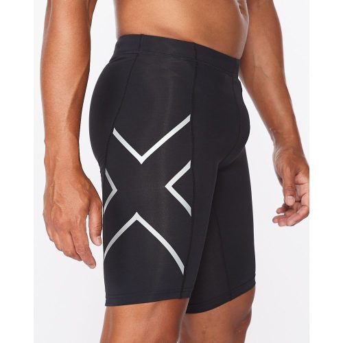 Black Silver, 2xu Core Compression Men's Shorts Img 14 | SportsPower