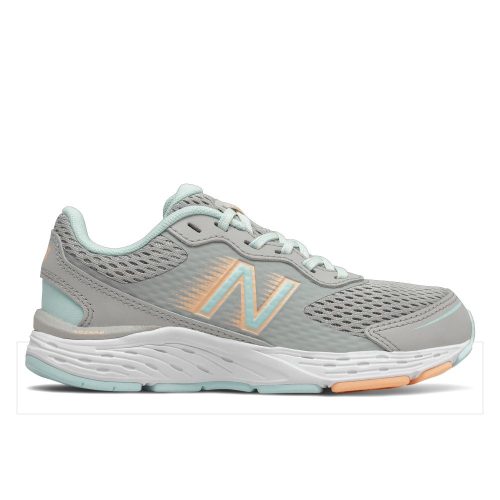 Grey, New Balance 680 Junior Running Shoes Img 4 | SportsPower